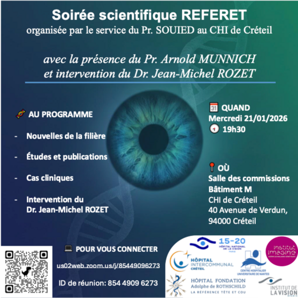 Soirée scientifique REFERET 