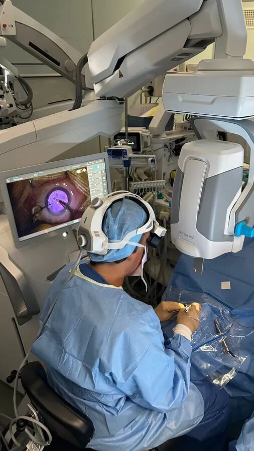 Infra red mode for Cataract surgery 